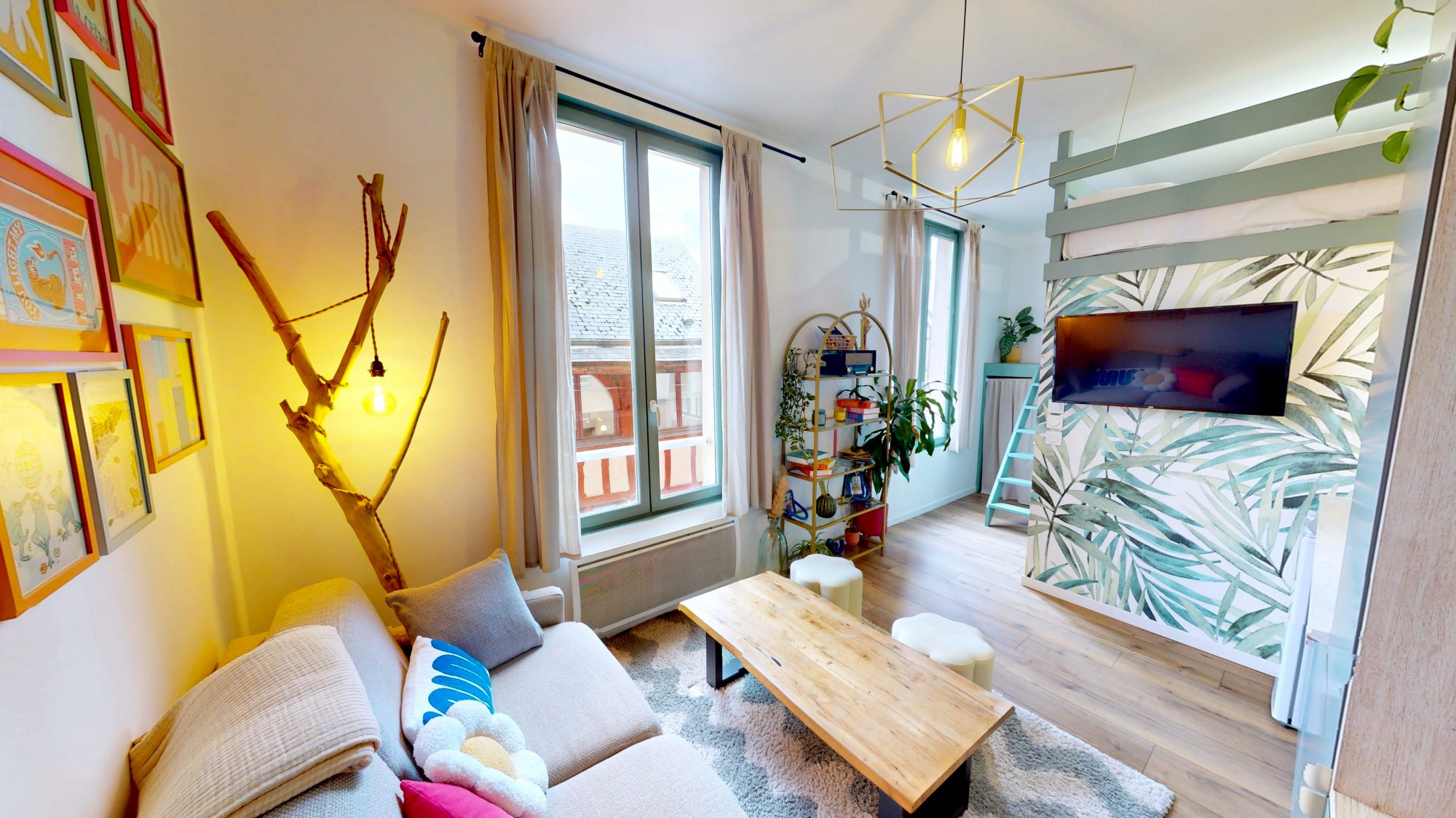 Studio – Rouen Rive Droite – 16m2 – Vendu meublé