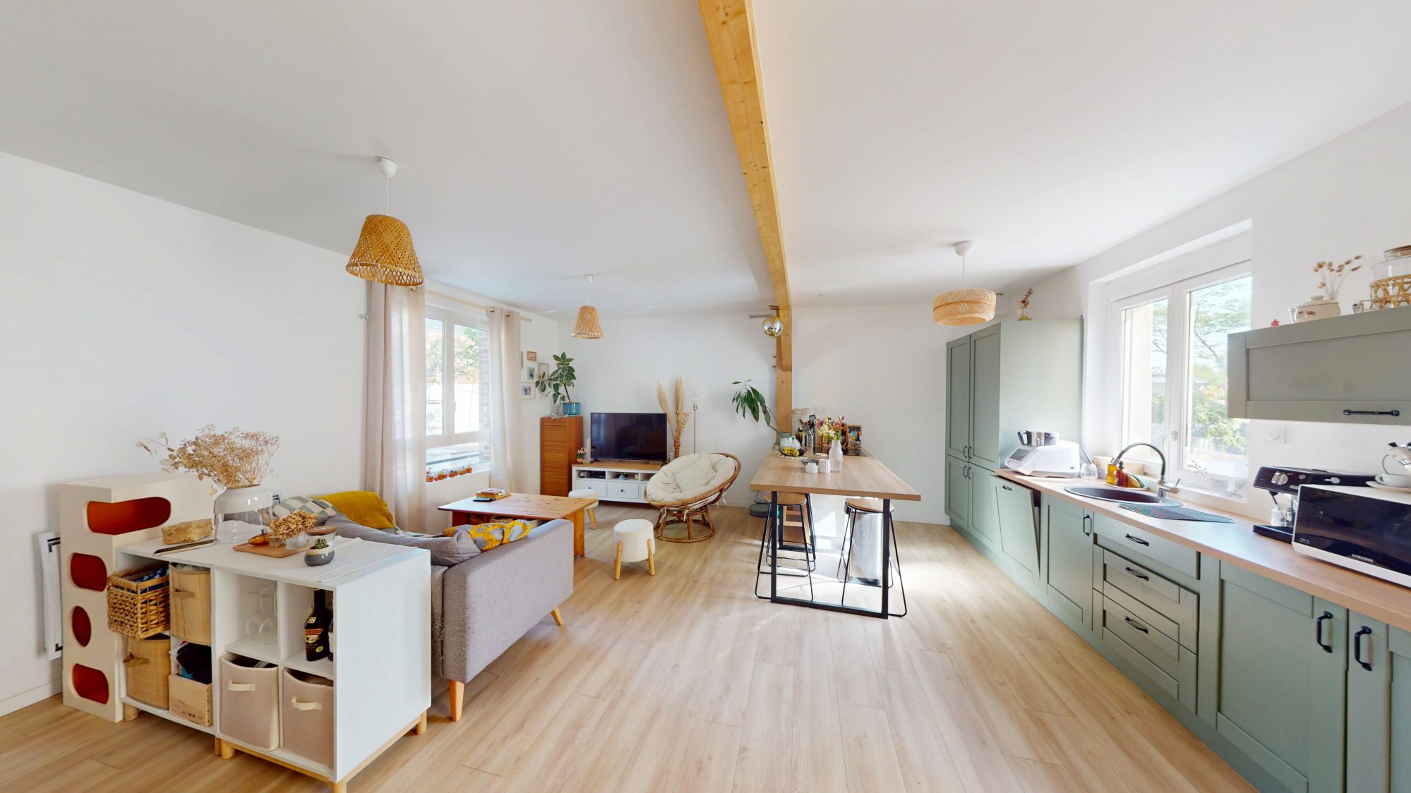 EXCLUSIVITÉ – LE HAVRE – SAINTE CÉCILE – MAISON RÉNOVÉE – TROIS CHAMBRES – COUR ET CAVE